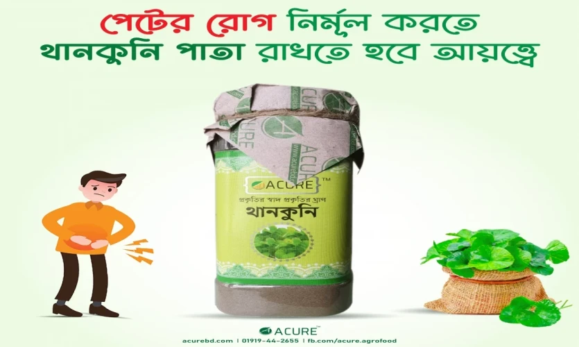 "পেটের রোগ নির্মূল করতে, থানকুনি পাতা রাখতে হবে আয়ত্ত্বে"