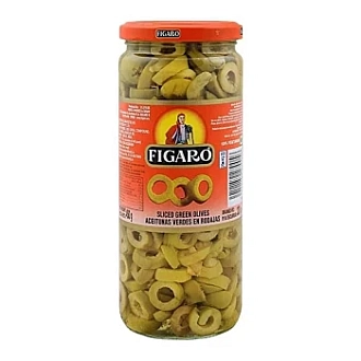 Figaro Green Olives Sliced